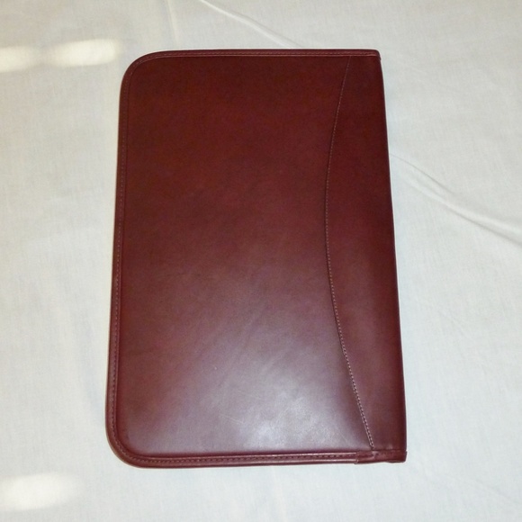 Levenger Folio Burgandy NWOB - Picture 2 of 4